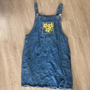 Monterey Bay denim USA made overall dress sz M